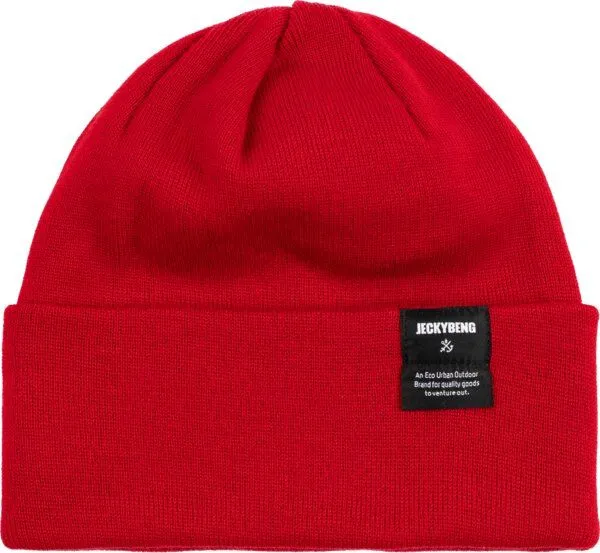 JECKYBENG JECKYBENG The MERINO BEANIE - aus 100% Merinowolle, Rot, – Produktbild 2 von 2
