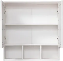 welltime Spiegelschrank Landhaus Sylt Badschrank, Badmöbel, FSC®-zertifiziert Breite 62,5 cm, aus Massivholz – Produktbild 1 von 1