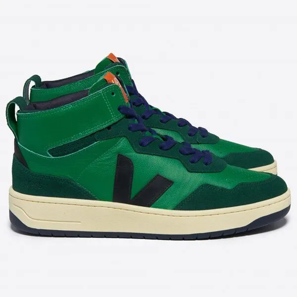 Veja Veja Herren-Sneaker V-95 OT Leather Emeraude Black – Produktbild 1 von 3