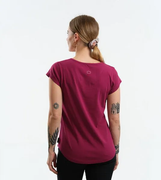 Gary Mash GARY MASH Shirt Asheville guess my mood aus Biobaumwolle, Fuchsia (pink), – Produktbild 4 von 4