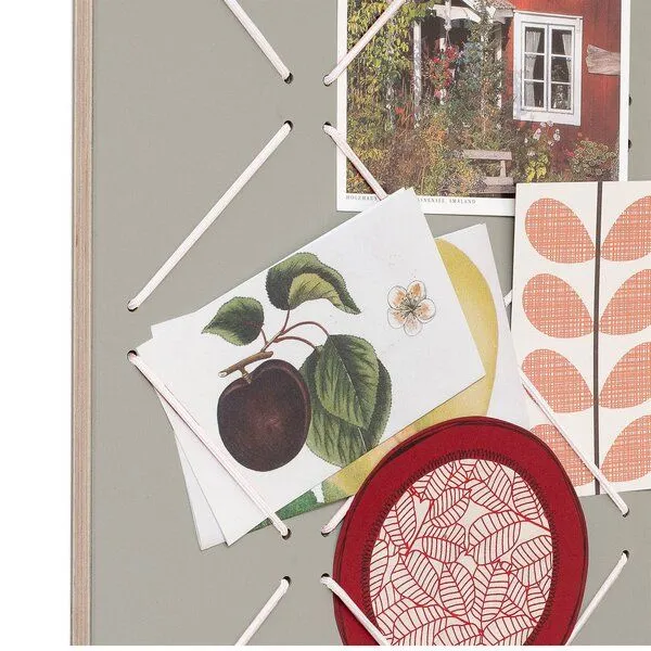 klotzaufklotz klotzaufklotz Pinnwand Linoleum, Hellgrau, – Produktbild 5 von 5