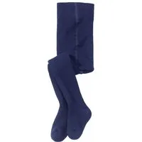 hessnatur hessnatur Plüsch Strumpfhose aus Bio-Baumwolle, Dunkel-blau, – Produktbild 2 von 6