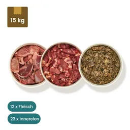 haustierkost.de haustierkost.de Bio Paket Hund Frostfutter 15 kg – Produktbild 1 von 1