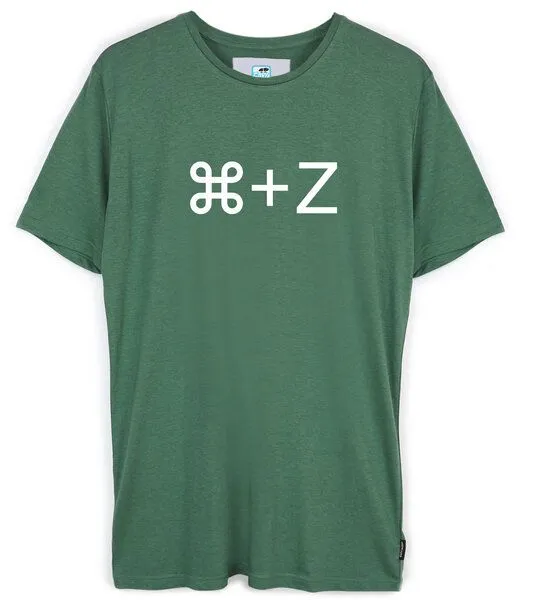 Gary Mash GARY MASH T-Shirt Command Z aus Biobaumwolle, Olivgrün, – Produktbild 1 von 2