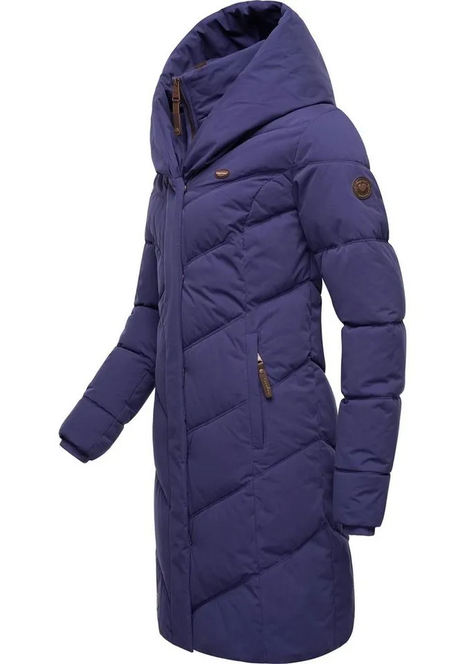 ragwear ragwear Steppmantel Natalka stylischer, gesteppter Winterparka mit gefütterter Kapuze, Lila, – Produktbild 3 von 3