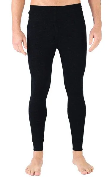 Woolona Woolona Merino Unterhose Herren - ATLAS - 100% Merinowolle, Schwarz, – Produktbild 2 von 3