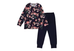 Walkiddy Walkiddy Schlafanzug Walkiddy Feen & Blumen Kinder Bio Baumwolle GOTS Dunkelblau - Bio Baumwolle,GOTS, Kinderbekleidung,nachhaltige Klamotten – Produktbild 1 von 1