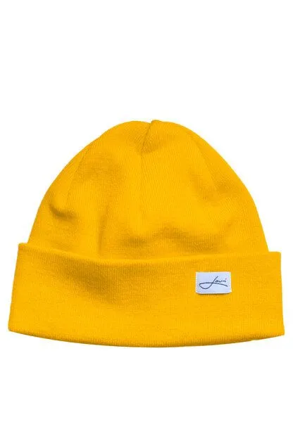 Lou-i Lou-i Mütze aus Merinowolle unisex, Gelb, – Produktbild 4 von 4