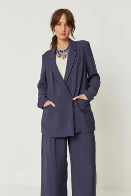 SKFK SKFK Damen vegan Blazer Atxa Marineblau – Produktbild 1 von 1