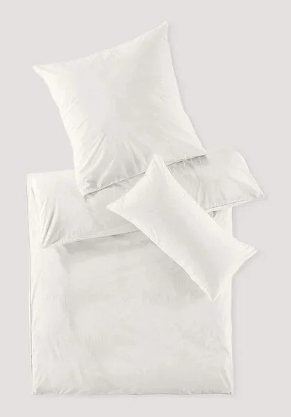hessnatur hessnatur Perkal Bettwäsche-Set aus reiner Bio-Baumwolle, Naturweiss, – Produktbild 4 von 4