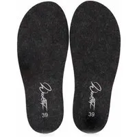WoolFit WoolFit 3mm dünne Filz-Einlegesohlen 100% Wollfilz - mulesingfrei - passt in jeden Schuh, Dunkelgrau, – Produktbild 1 von 1