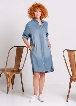 Heidekönigin Heidekönigin Kleid light denim – Produktbild 1 von 1