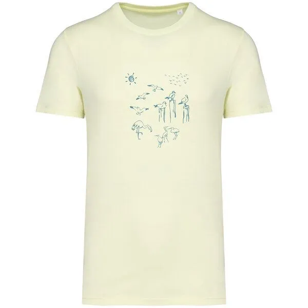 Greenspired Greenspired Basic Bio T-Shirt Nr.4 Coastal Life 155g/m² XXS - 4 XL, Lemon, – Produktbild 1 von 1
