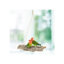 Kork-Deko Kork-Deko Große Vogel-Schaukel für Volieren aus Naturkork-Rinde, flach 50x20 cm – Produktbild 1 von 1