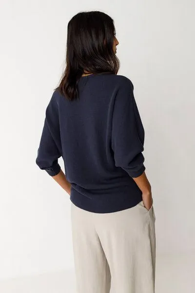 SKFK SKFK Strickpullover NAIKE, Navy, – Produktbild 2 von 4