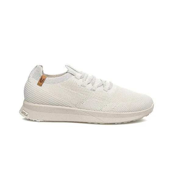 SAOLA SAOLA Vegane Sneakers - leicht, Slip-On, komfortabel - Tsavo 3 W, White silver, – Produktbild 1 von 3