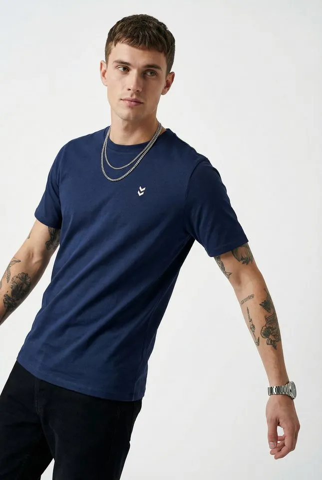 Hummel Hummel T-Shirt HMLPULSE T-SHIRT, Blau, – Produktbild 2 von 4