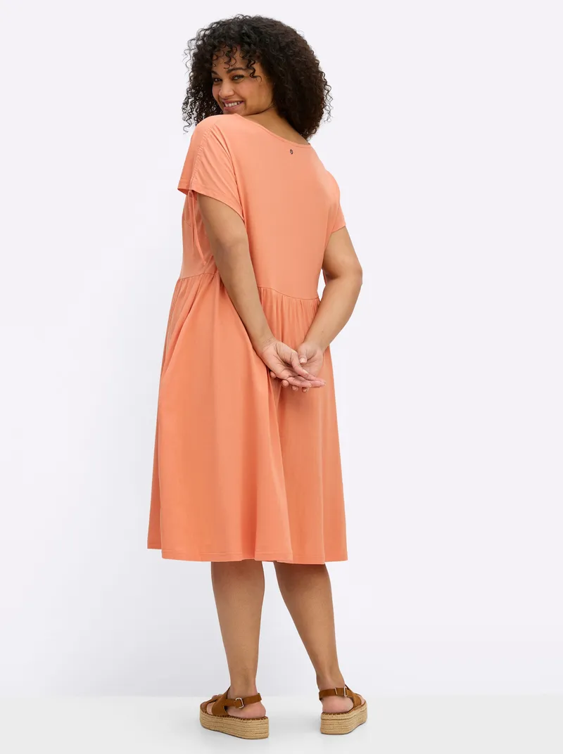sheego Jerseykleid, Papaya, – Produktbild 2 von 2