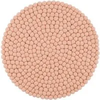 myfelt myfelt Filzkugel Sitzauflage (⌀ 36 cm, 36 x 36 cm), Rosa (merle), – Produktbild 1 von 1
