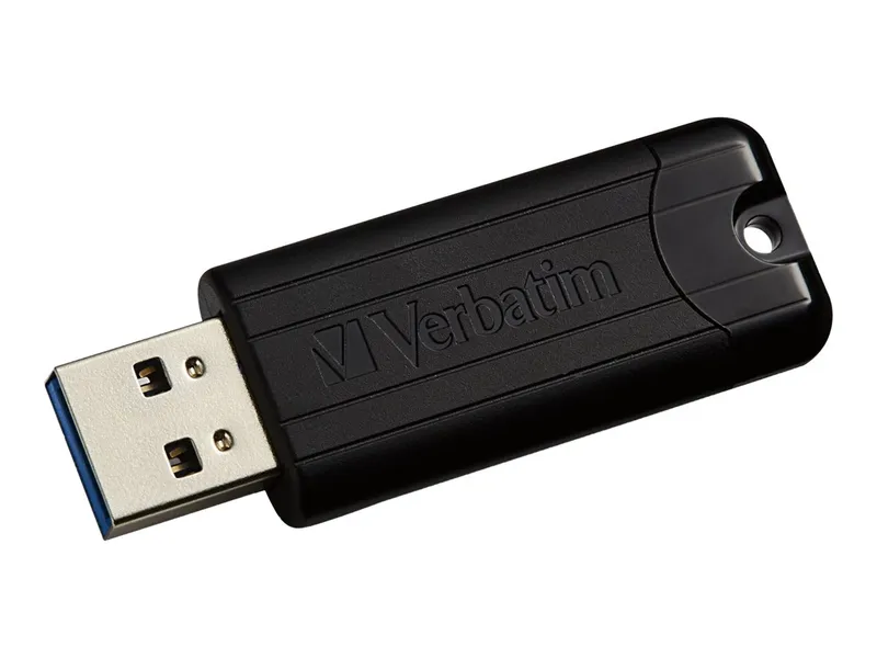Verbatim Verbatim USB-Stick 'PinStripe', USB 3.0, 16 GB, Schwarz, – Produktbild 7 von 7