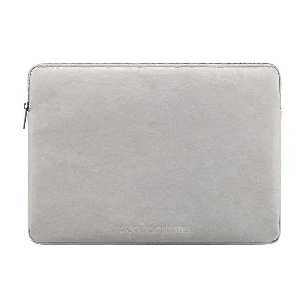 Woodcessories Woodcessories Laptop Tasche aus Kraftpapier, Grau, – Produktbild 1 von 4