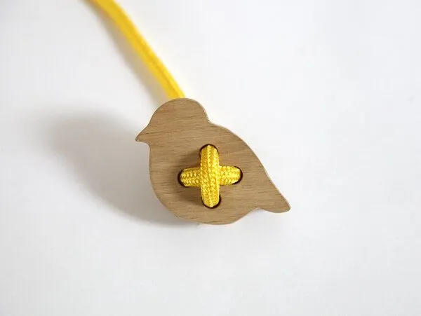 werkvoll by Lena Peter werkvoll by Lena Peter Nachhaltige Holz Kinder Schaukel FREI, Gelb, – Produktbild 4 von 8