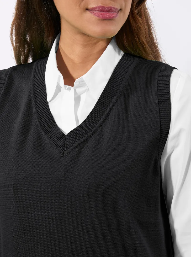 Witt Pullunder schwarz, Schwarz, – Produktbild 2 von 2