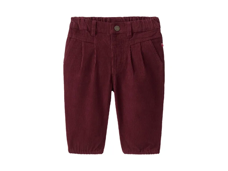 People Wear Organic People Wear Organic Kord-Hose bordeaux 104, Rot, – Produktbild 1 von 1