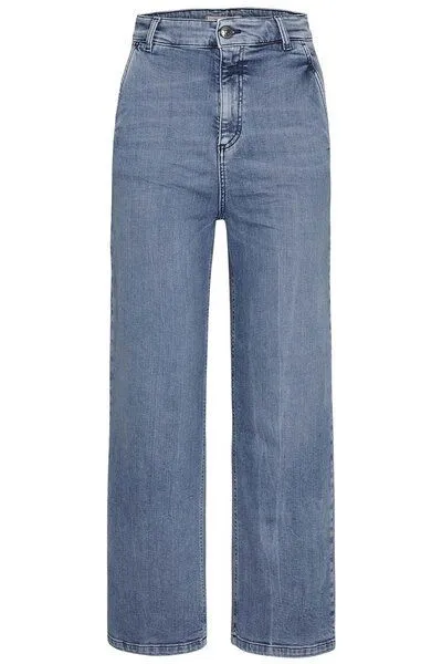 Wunderwerk Wunderwerk Damen Jeans "Audrey 7/8 eco bleach", Blau (blue 880), – Produktbild 1 von 4