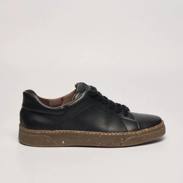 AGAZI AGAZI JACOB - apple leather sneakers, Black, – Produktbild 4 von 4