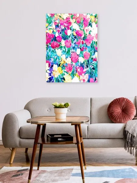 Photocircle Photocircle Poster / Leinwandbild - Meadow in Bloom – Produktbild 2 von 4