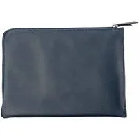 GREVIRO GREVIRO Laptop & Device Tasche aus Kaktusleder (vegan) - für MacBook, iPad, Surface, Galaxy & HP EliteBook bis 14", Blau genarbt, – Produktbild 1 von 1