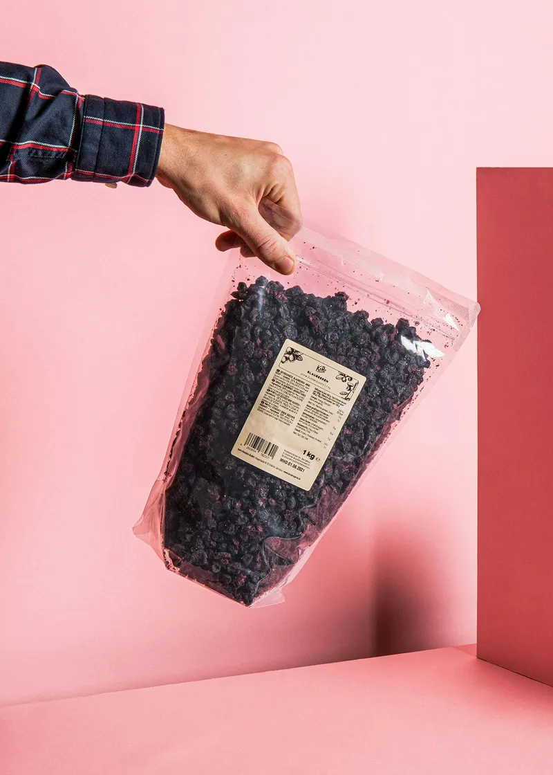 KoRo Blaubeeren ohne Zuckerzusatz 1 kg – Produktbild 5 von 5