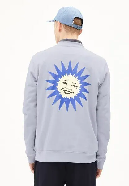 ARMEDANGELS ARMEDANGELS BAARO SUN Herren Sweatshirt aus Bio-Baumwoll Mix, Misty morning, – Produktbild 2 von 3