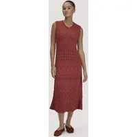hessnatur hessnatur Strick Kleid Midi aus reiner Bio-Baumwolle – Produktbild 1 von 1