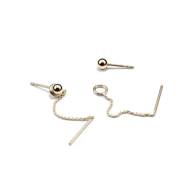Jonathan Radetz Jewellery Jonathan Radetz Jewellery Hänger LOOP, Gold 585, 14 Karat, Handmade in Germany – Produktbild 2 von 3