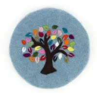 GLOBO Fair Trade GLOBO Fair Trade Topfuntersetzer TREE OF LIFE aus Wollfilz – Produktbild 1 von 1