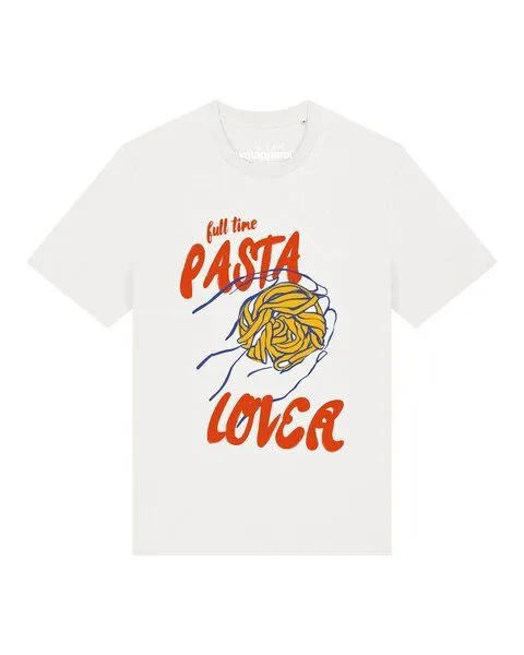 watapparel watapparel T-Shirt Unisex Pasta lover, Off white, – Produktbild 1 von 2