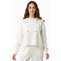 ORGANICATION ORGANICATION Sweathoodie aus Bio-Baumwolle und TENCEL Modal, Off white, – Produktbild 1 von 1