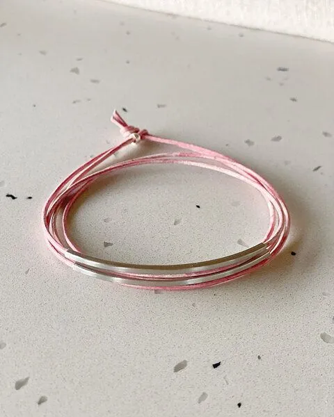 pikfine pikfine Tube Armband “Tingval” silber, Rosé, – Produktbild 1 von 4