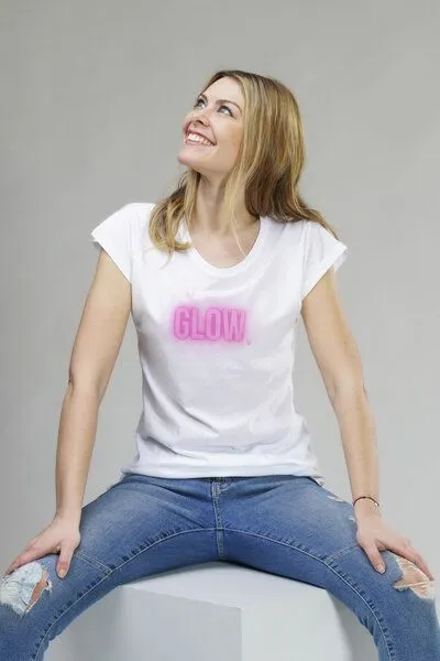 YogiLiebe YogiLiebe Damen Yoga Shirt "GLOW" Organic – Produktbild 1 von 2