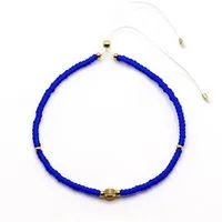 juni juni Blaues Armband "Cleo" - optional als Set mit türkisem Perlenarmband oder Goldarmband – Produktbild 1 von 4