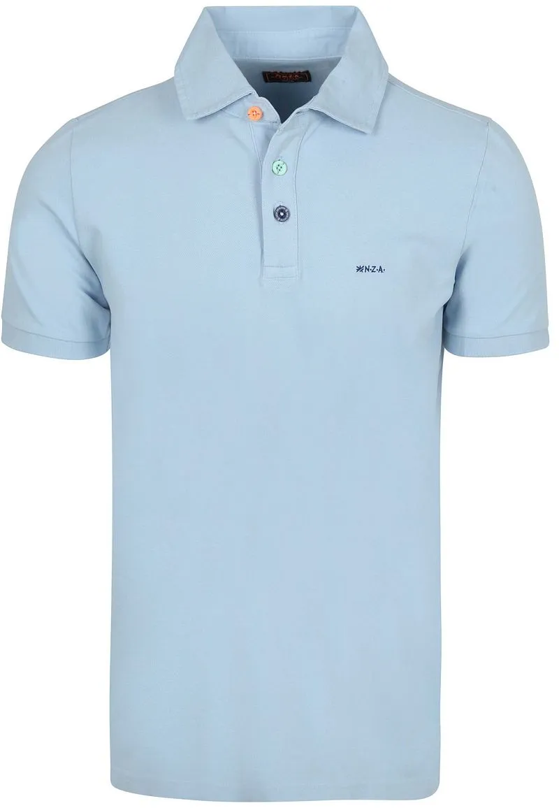 new zealand auckland new zealand auckland NZA Polo Hawera Sky Blau, Hellblau, – Produktbild 1 von 5