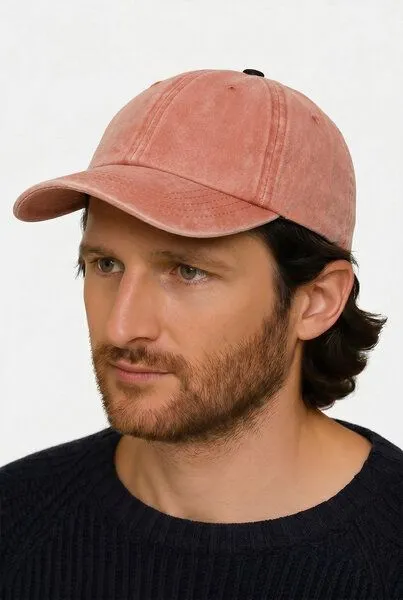 Lou-i Lou-i Cap Vintage Style Baumwolle, Terracotta, – Produktbild 4 von 4