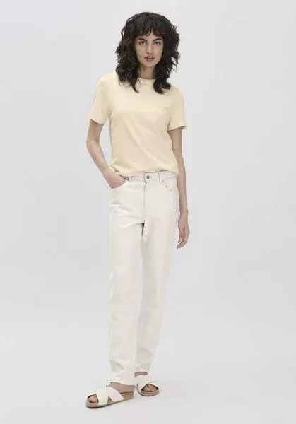 hessnatur hessnatur Jeans HANNA High Rise Mom aus Bio-Baumwolle mit Hanf, Natur, – Produktbild 1 von 4