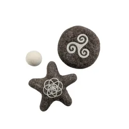Wooliie Wooliie Hunde-Spielset aus 100 % naturbelassener Schurwolle (3er-Bundle) – Frisbee & Star – Produktbild 1 von 1
