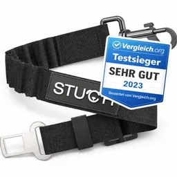 STUCH STUCH Universeller Bungee Autogurt für Hunde & Katzen schwarz – Produktbild 1 von 1