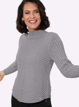 Witt Witt Stehkragenpullover steingrau-meliert – Produktbild 1 von 1