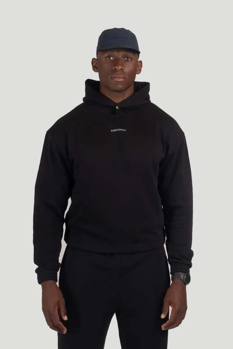 Boldwill Boldwill Herren vegan Hoodie Pf80 Holz Anthrazit Schwarz, Schwarz, – Produktbild 1 von 1