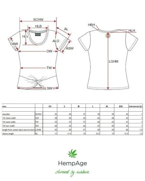 HempAge HempAge Damen Yoga T-Shirt Hanf/Bio-Baumwolle, Sage(grün), – Produktbild 3 von 4